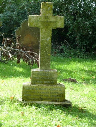 Percy Goate's grave in Hardwick Cemetery in King's Lynn. Sadly there is no photo of him.